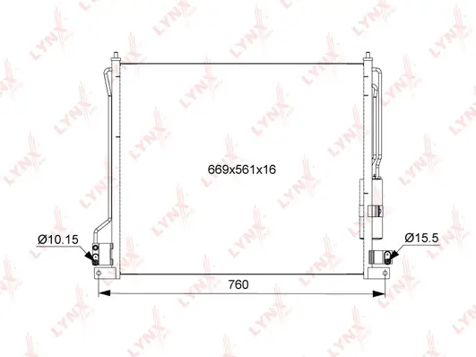 Condenser, air conditioning (RC-0214)