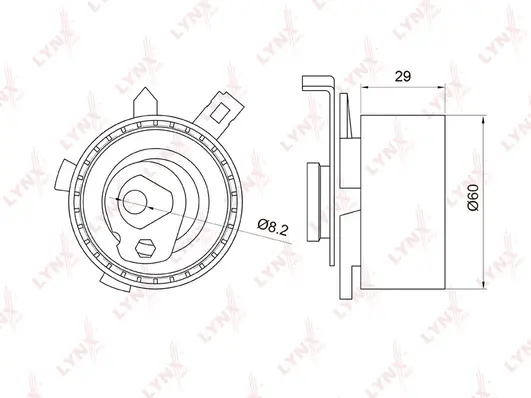 Tensioner Pulley, timing belt (PB-1015)