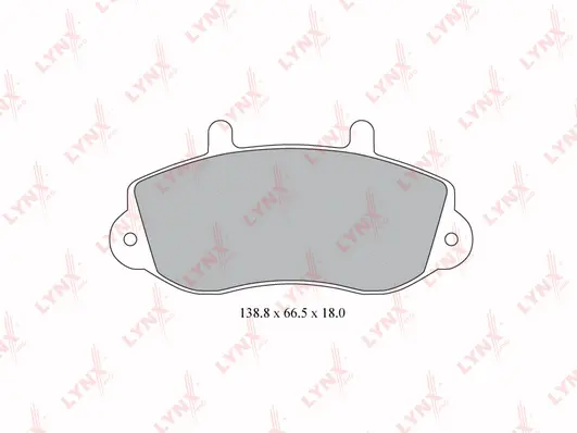 Brake Pad Set, disc brake (BD-5920)