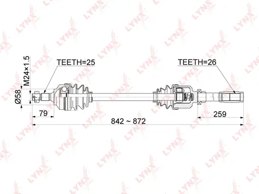 Drive Shaft (CD-1042)