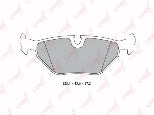 Brake Pad Set, disc brake (BD-6501)
