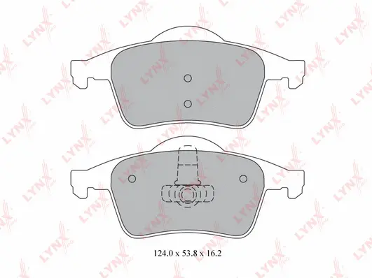 Brake Pad Set, disc brake (BD-7812)