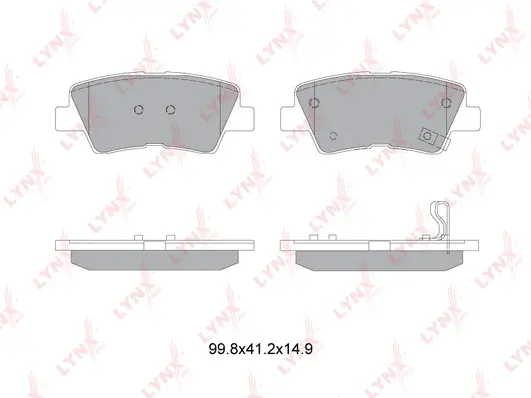 Brake Pad Set, disc brake (BD-3634)
