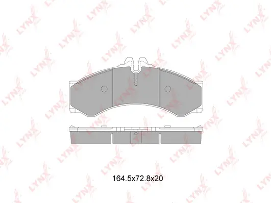 Brake Pad Set, disc brake (BD-5352)