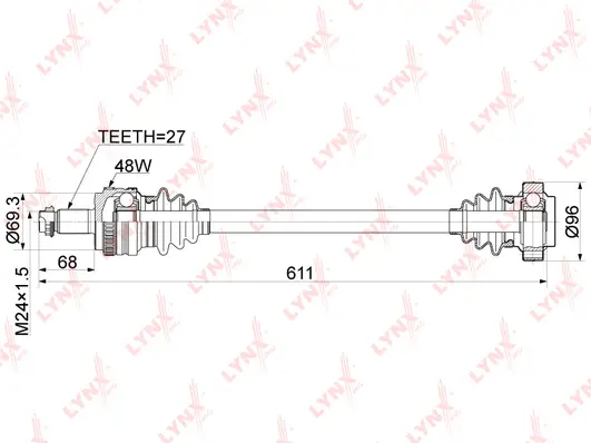 Drive Shaft (CD-1031A)