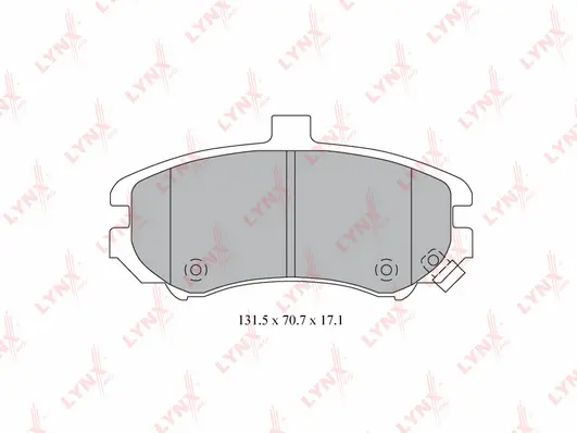 Brake Pad Set, disc brake (BD-3610)