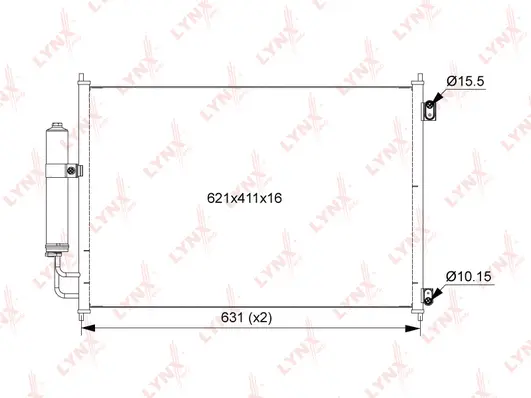 Condenser, air conditioning (RC-0016)