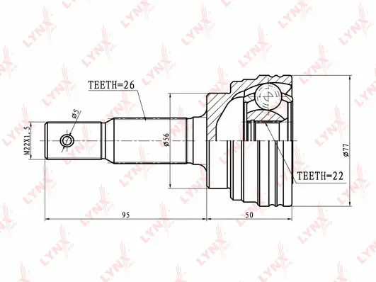 Joint Kit, drive shaft (CO-7519)