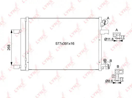 Condenser, air conditioning (RC-0088)