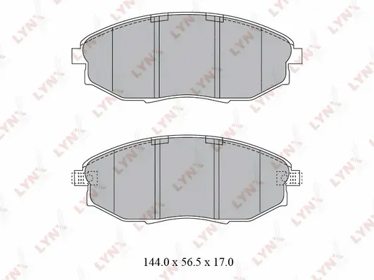 Brake Pad Set, disc brake (BD-1812)