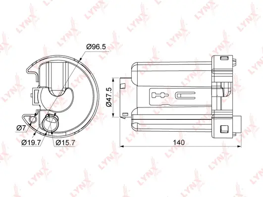 Fuel Filter (LF-543M)