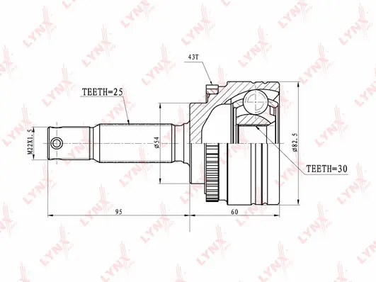 Joint Kit, drive shaft (CO-5513A)