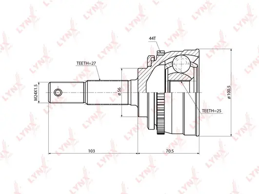 Joint Kit, drive shaft (CO-5777A)