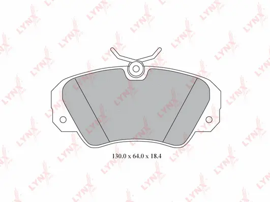 Brake Pad Set, disc brake (BD-5922)