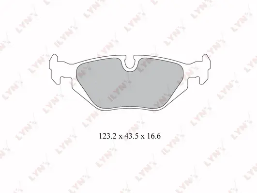 Brake Pad Set, disc brake (BD-1407)
