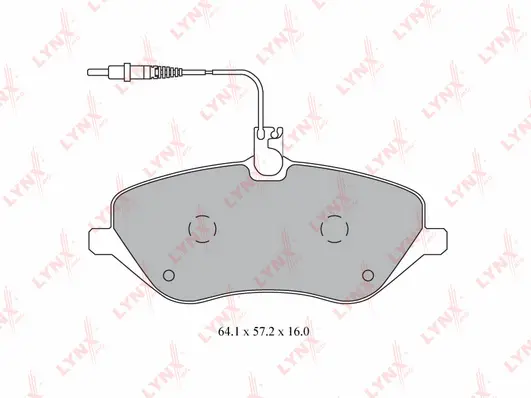 Brake Pad Set, disc brake (BD-6110)