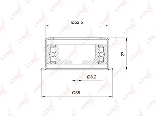 Deflection/Guide Pulley, timing belt (PB-3025)