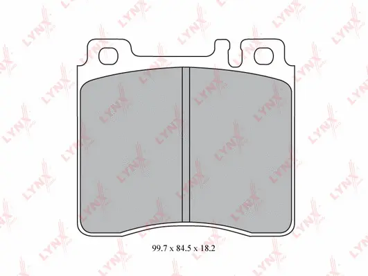 Brake Pad Set, disc brake (BD-5333)
