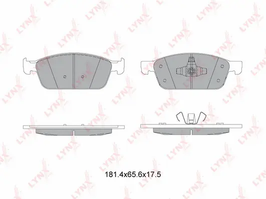 Brake Pad Set, disc brake (BD-3036)