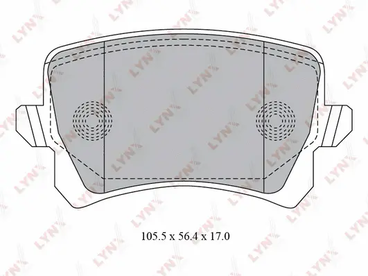Brake Pad Set, disc brake (BD-8030)