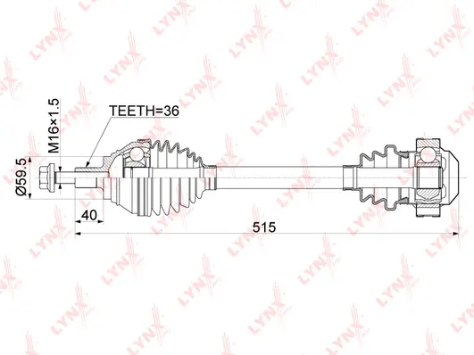 Drive Shaft (CD-1134)
