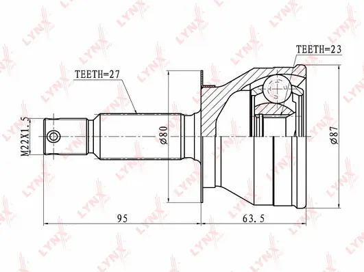 Joint Kit, drive shaft (CO-4401)