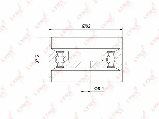 Tensioner Pulley, timing belt (PB-1309)