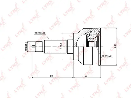 Joint Kit, drive shaft (CO-3639)