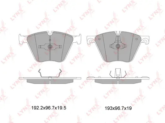 Brake Pad Set, disc brake (BD-1432)