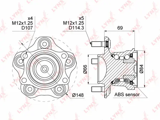Wheel Bearing Kit (WH-1053)