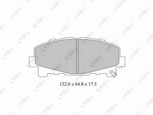 Brake Pad Set, disc brake (BD-3424)