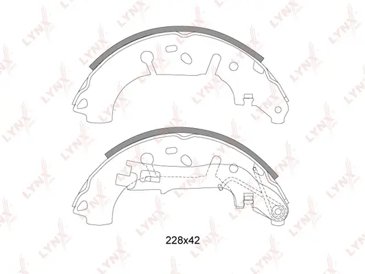 Brake Shoe Set (BS-5900)