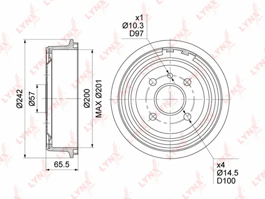 Brake Drum (BM-1015)