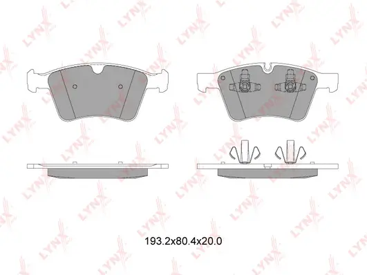Brake Pad Set, disc brake (BD-5331)