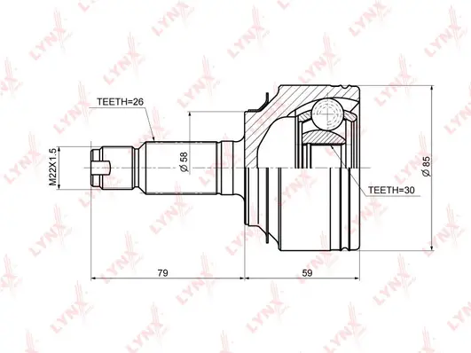 Joint Kit, drive shaft (CO-3649)