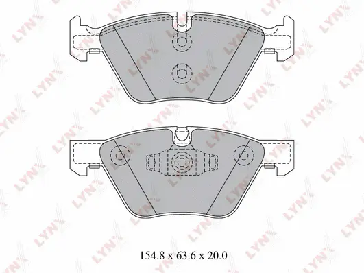 Brake Pad Set, disc brake (BD-1421)