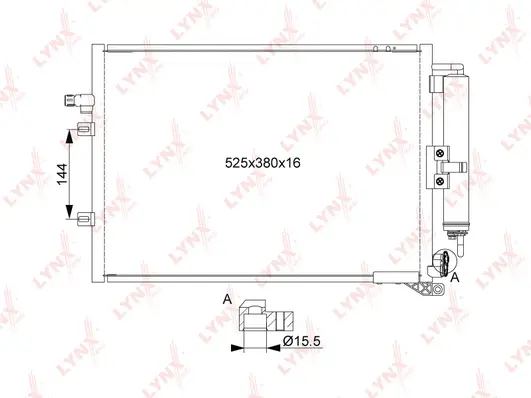 Condenser, air conditioning (RC-0425)