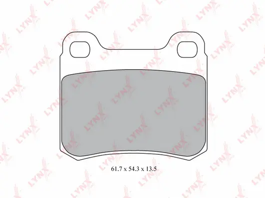 Brake Pad Set, disc brake (BD-5322)
