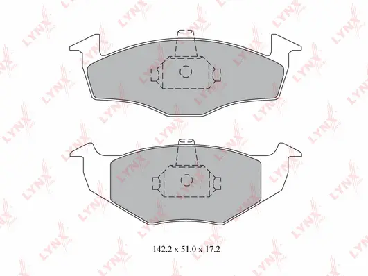 Brake Pad Set, disc brake (BD-8008)