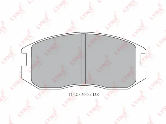 Brake Pad Set, disc brake (BD-5524)