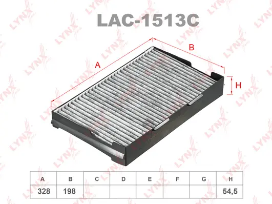 Filter, cabin air (LAC-1513C)