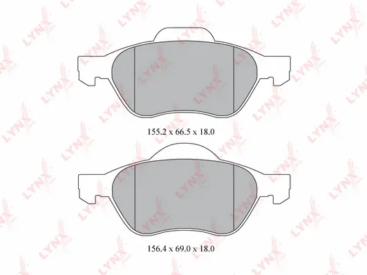 Brake Pad Set, disc brake (BD-6315)