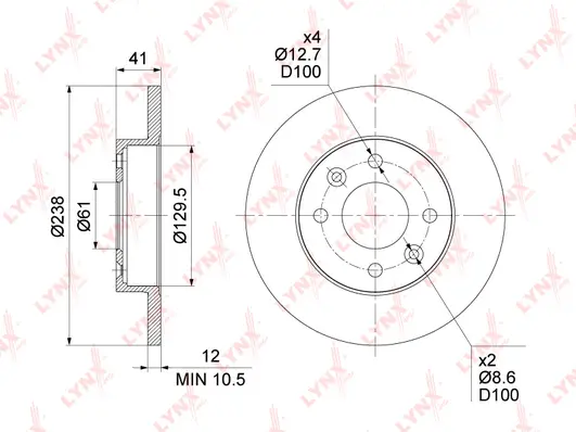 Brake Disc (BN-1417)