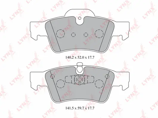Brake Pad Set, disc brake (BD-5332)