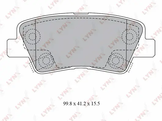 Brake Pad Set, disc brake (BD-3620)