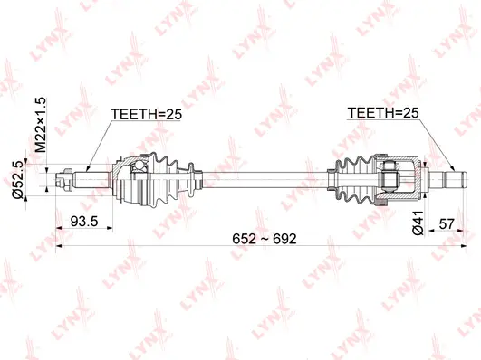 Drive Shaft (CD-1062A)