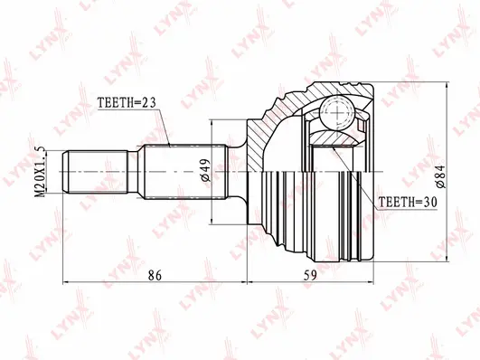 Joint Kit, drive shaft (CO-6326)