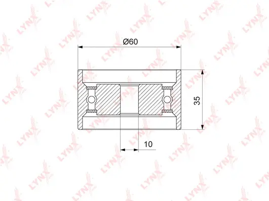 Tensioner Pulley, timing belt (PB-1319)