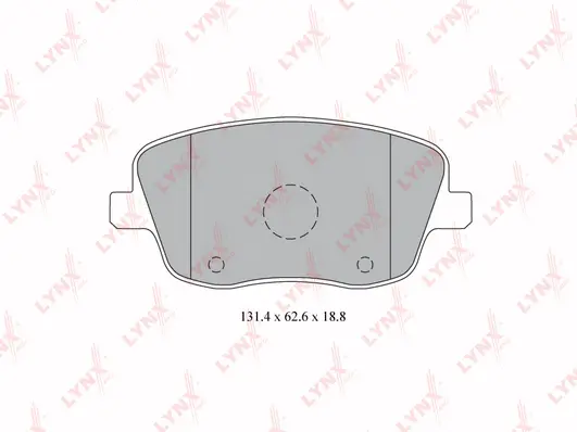 Brake Pad Set, disc brake (BD-8015)