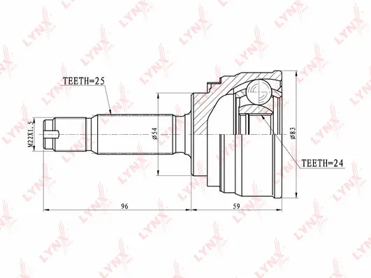 Joint Kit, drive shaft (CO-5511)
